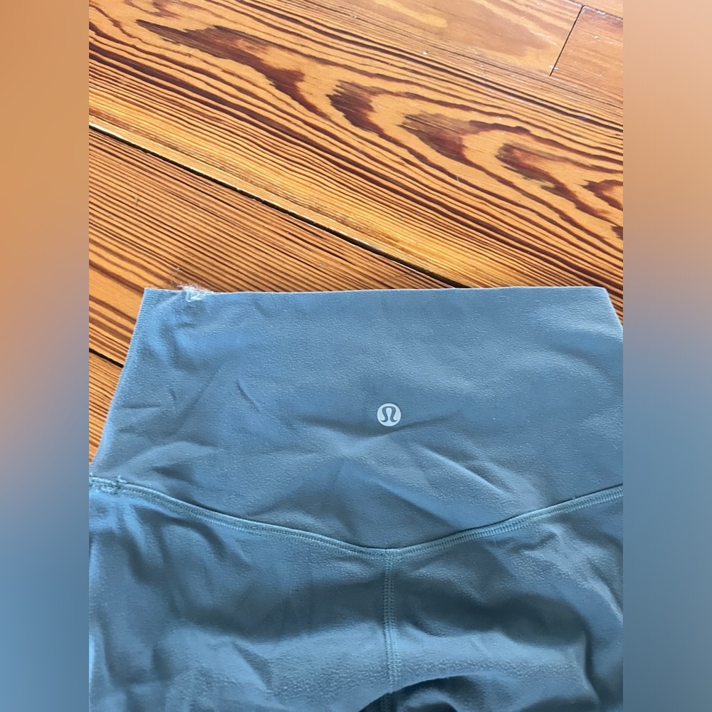 Lululemon align leggings in grayish blue 23 inch size 4 - Picture 2 of 3